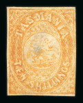 Stamp of Australia » Tasmania Tasmania 1857-1912 mint collection on stock pages