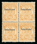 Stamp of Swaziland Swaziland 1888-1935 useful little mint range on stock sheet