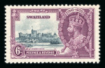 Stamp of Swaziland Swaziland 1888-1935 useful little mint range on stock sheet