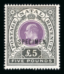 Stamp of South Africa » Natal Natal 1861-1909 mint range on stock pages
