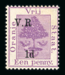 Stamp of South Africa » Orange Free State Orange Free State 1868-1905 mint collection attractively presented on stock sheets and cards