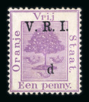 Stamp of South Africa » Orange Free State Orange Free State 1868-1905 mint collection attractively presented on stock sheets and cards