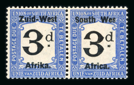Stamp of South West Africa South West Africa 1923-35 mint range on stock sheets