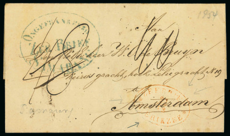 Stamp of Netherlands Colonies » Netherlands Indies Netherlands Indies 1849-1864, group of nine pre-philatelic entire letters