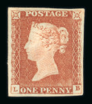 Stamp of Great Britain » Collections GB 1841-70 mint range of line engraved issues on stock pages