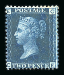 Stamp of Great Britain » Collections GB 1841-70 mint range of line engraved issues on stock pages