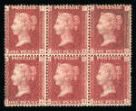 Stamp of Great Britain » Collections GB 1841-70 mint range of line engraved issues on stock pages