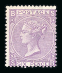 Stamp of Great Britain » Collections GB 1862-1900 range of mint QV surface printed issues on stock pages