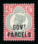 Stamp of Great Britain » Officials 1887-1902 small group of Govt Parcels Officials mint