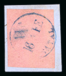 Stamp of South Africa » Natal Natal 1857-61 embossed 3d rose used blue cds