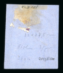 Stamp of South Africa » Natal Natal 1857-61 embossed 3d rose used blue cds