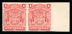 Stamp of Rhodesia Rhodesia 1898-1908 1d imperf marginal pair mh