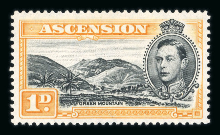 Stamp of Ascension Ascension 1938-52 mint collection of the KGVI issues (some nh)