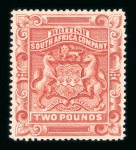 Stamp of Rhodesia Rhodesia 1897 £2 rosy red hinged mint