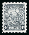 Stamp of Barbados Barbados 1938-52 mint collection on stock pages based around the 1938 issue