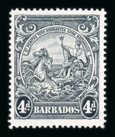 Stamp of Barbados Barbados 1938-52 mint collection on stock pages based around the 1938 issue