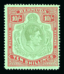 Stamp of Bermuda Bermuda 1936-52 GVI mint collection (some nh) arranged on stock pages