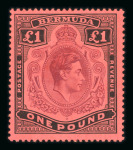 Stamp of Bermuda Bermuda 1936-52 GVI mint collection (some nh) arranged on stock pages