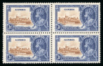 Stamp of Gambia Gambia 1935 Silver Jubilee 3d Extra Flagstaff mh