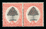 Stamp of South Africa » Union & Republic of South Africa South Africa 1926-27 6d plate prrofs perf and imperf pairs