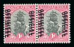 Stamp of South Africa » Union & Republic of South Africa South africa 1930-47 1d Official double overprint hinged mint
