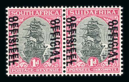 Stamp of South Africa » Union & Republic of South Africa South africa 1930-47 1d Official double overprint hinged mint