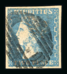 Stamp of Mauritius » 1859 Dardenne Issue (SG 41-44) Mauritius 1859 Dardenne 2d pale blue used