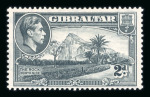 Stamp of Gibraltar 1938-51 2d grey P12 1/2 wmk sideways mint