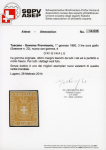 Stamp of Italian States » Tuscany Tuscany  Provisional Government 1860 3l yellow very fine hinged mint