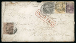 Stamp of India » 1855-1946 De La Rue and later Crown Colony Issues Cover to Scotland