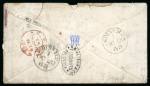 Stamp of India » 1855-1946 De La Rue and later Crown Colony Issues Cover to Scotland