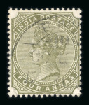 Stamp of India » 1855-1946 De La Rue and later Crown Colony Issues 3a and 4a inverted watermarks