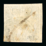 Stamp of German States » Bavaria Bavaria 1849 1Kr plate I four good to large margins used