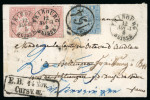 Stamp of German States » Baden Baden Switzerland 1861 combination cover