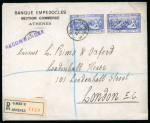 Stamp of Greece » 1906 Olympics » Covers 1906 Olympics 25l single and double rate covers