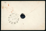 Stamp of Great Britain » 1840 1d Black and 1d Red plates 1a to 11 1841 (Feb 2) envelope from Winchester to Jersey with 1840 1d black pl.8 LK