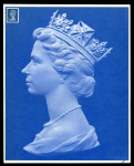 Stamp of Great Britain » Queen Elizabeth II 1971ca. Harrison's photogravure giant Machin head and background proof group