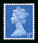 Stamp of Great Britain » Queen Elizabeth II 1971 Harrison & Son colour trials, 8d in blue, unadopted