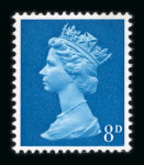 Stamp of Great Britain » Queen Elizabeth II 1971 Harrison & Son colour trials, 8d in greenish blue