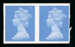 Stamp of Great Britain » Queen Elizabeth II 1973 Machin undenominated proofs produced during commissioning of the Jumelle press, three pairs