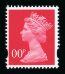 Stamp of Great Britain » Queen Elizabeth II 2003 De La Rue Machin colour trials with "00p" value, mint n.h., four colours