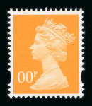 Stamp of Great Britain » Queen Elizabeth II 2003 De La Rue Machin colour trials with "00p" value, mint n.h., four colours