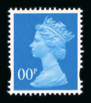 Stamp of Great Britain » Queen Elizabeth II 2003 De La Rue Machin colour trials with "00p" value, mint n.h., four colours