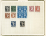 Stamp of Greece » Large Hermes Heads Collections 1861-1885 Old-time collection neatly mounted on eighteen