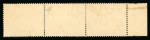 Stamp of South Africa » Union & Republic of South Africa 1930-44 unhyphenated 2d. slate-grey and lilac marginal horizontal strip of three with variety tête-bêche