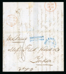 Stamp of Ireland » Postal History (Arranged alphabetically by County) Cork - Queenstown: 1850 (27.12) Folded letter sheet