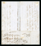 Stamp of Ireland » Postal History (Arranged alphabetically by County) Cork - Queenstown: 1850 (27.12) Folded letter sheet