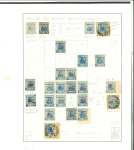 Stamp of Indian States » Bussahir Bussahir and Duttia research material on different