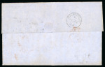 Stamp of Mauritius » Incoming Mail Liverpool 1864 to Mauritius, bearing 1862-64 4d bright red, 6d lilac.