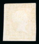 Stamp of Mauritius » 1848-59 Post Paid Issue » Worn Impressions (SG 16-22) 1848-1859 POST PAID 1d red on bluish, worn impression